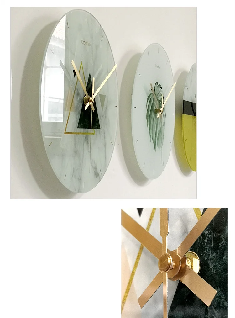 Креативные скандинавские геометрические настенные часы с мраморным узором модные стеклянные часы для дома, офиса, школы украшения подарок дропшиппинг