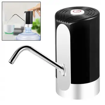 

Portable Touch-tone Wireless Rechargeable Electric Dispenser Water Pump with USB Cable for 4.5L - 18.9L Barrelled Water