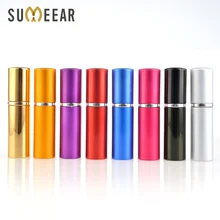 50 шт./лот 10 мл многоразовый портативный мини парфюмерный флакон с распылителем спрей путешественник алюминиевая пустая парфюмерная бутылка