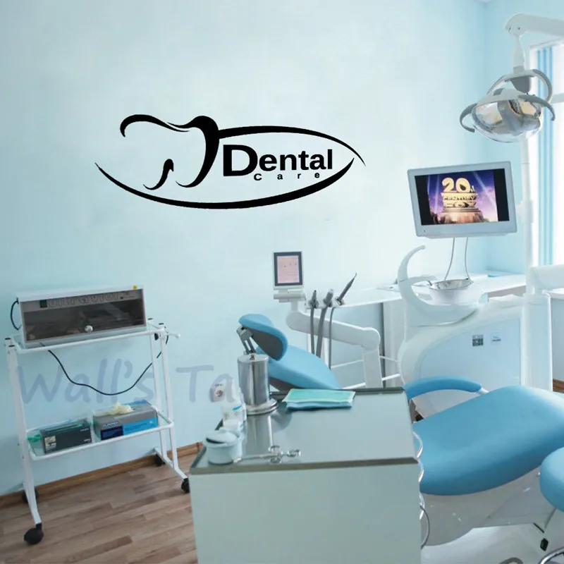 Dental Care Vinyl Wall Stickers Dentist Clinic Decor