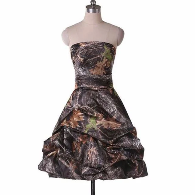 Cocktail Party Dress Camo