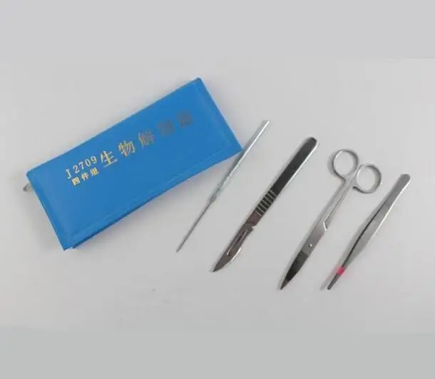 

4 Tools/Set Dissecting Dissection Kit Set Biology Student Laboratory New