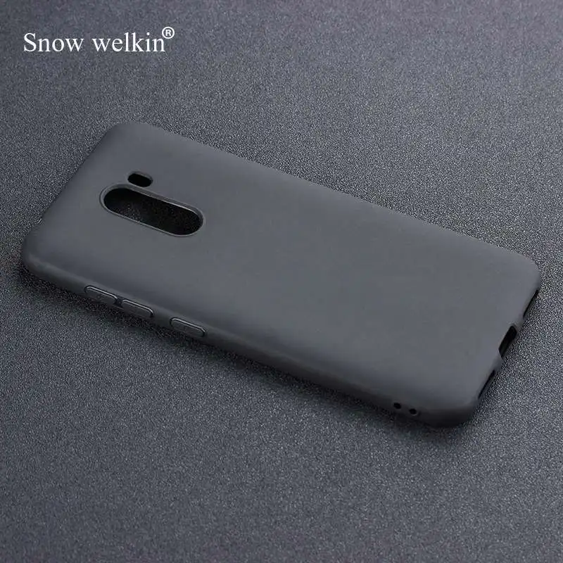 Матовый ТПУ гелевый Ультратонкий Мягкий силиконовый чехол для Xiaomi Poco F1 задней