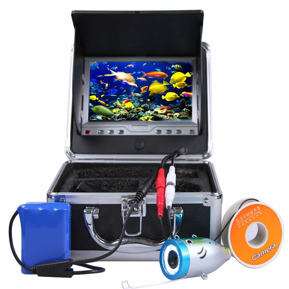 US $206.55 30Meters Deepth Of Super Mini 700TVL Underwater Camera 35 Digital LCD Monitor Kit With DVR Function AntiSunshine Cover