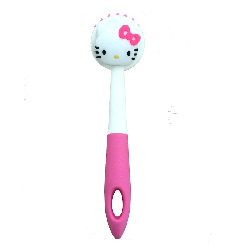 

Cartoon Hello Kitty Kitchen Cleaning Brush Pan Pot Brush Multi Bathroom Plastic Brush Cleaning Tool @