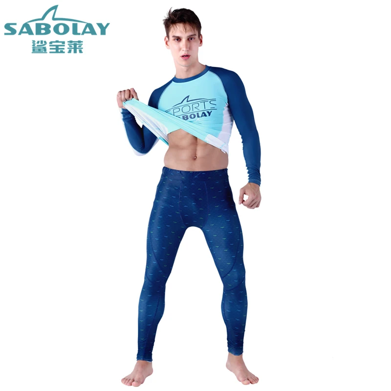 

Rashguard Shirt Uv Rash Guard Men Long Sleeve Swimsuit Diving Wetsuit Swimwear T Shirt for Swimming Swiming Suit Men Surf