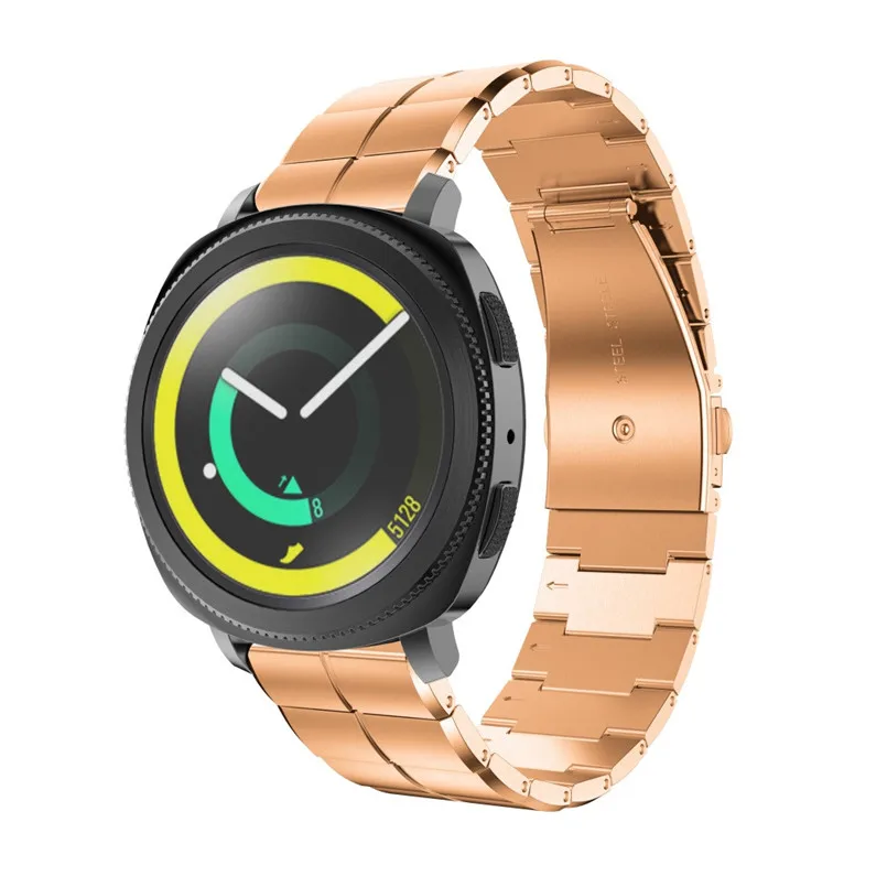 Luxury Wrist Strap Stainless Steel Watch Band Replacement Strap For Samsung Gear Sport 175MM Smart Watch Band 40MR2221