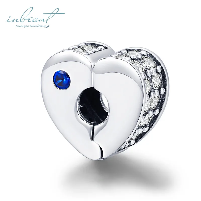 S925 серебро fit Pandora браслет морские очки Маргаритка Русалка Звезда бусины 925 Синий Циркон эмаль Снеговик кошка птица подвеска - Цвет: FSCC890