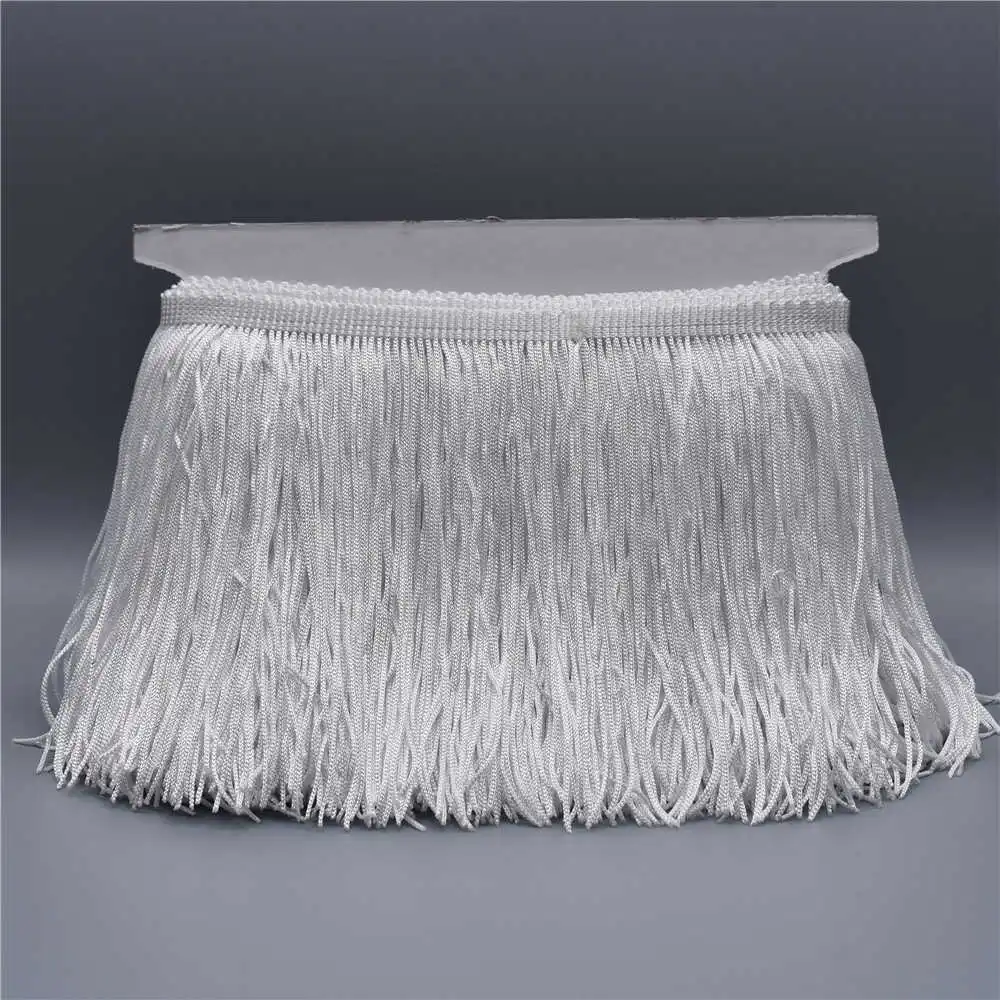 Buy Wholesale 10 Meters White Lace Fringe Trim Tassel