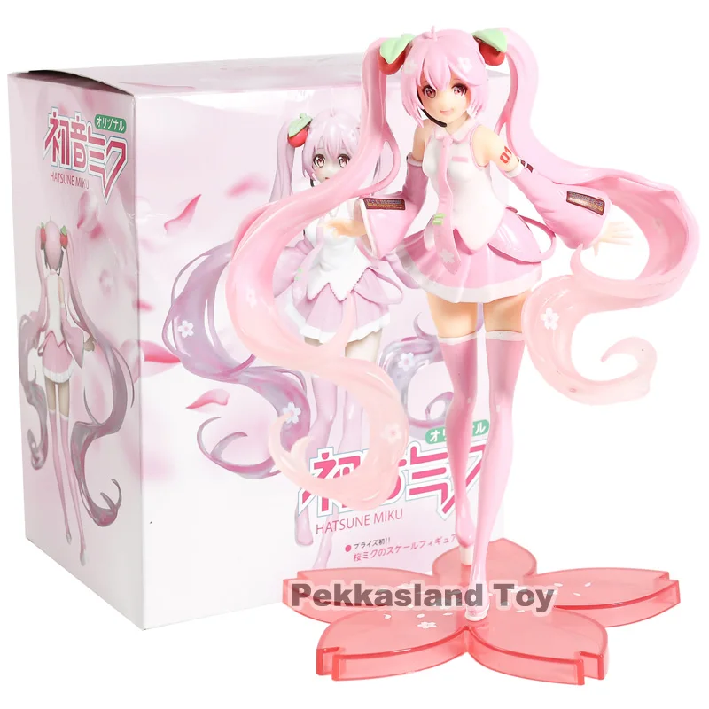 

Hatsune Miku Sakura Miku PVC Figure Collectible Model Toy