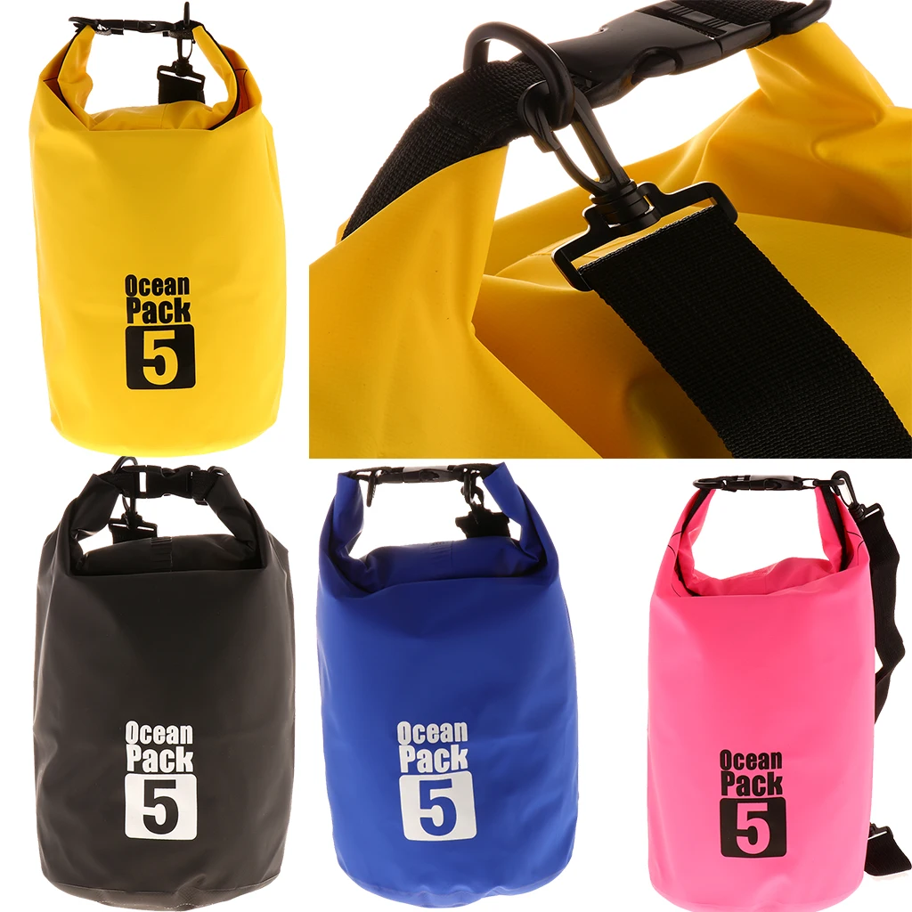 Large Ocean Dry Bag Case Waterproof Dry Sack Bucket Backpack for Drifting Kayaking Camping Hiking Waterproof Dry Bags Backpack