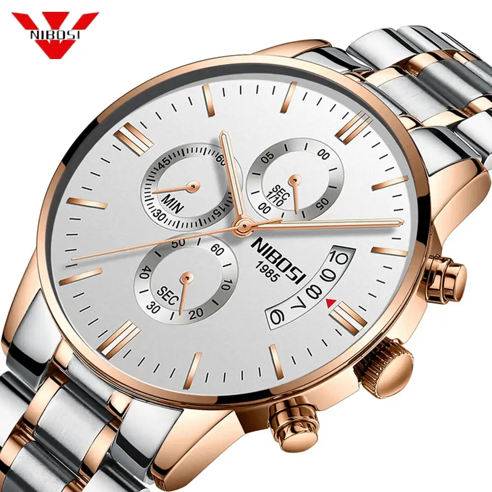 Luxe Top Merk Horloges Mode Rose Goud Elegante Mannen Horloge Waterdicht Relogio Masculino Beste Quartz Mannen| | - AliExpress