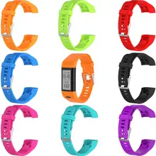 100 шт. ремешок для Garmin vivosmart HR плюс HR+ ремень Спорт Силиконовые часы браслет Фитнес браслет с инструментами+ винт