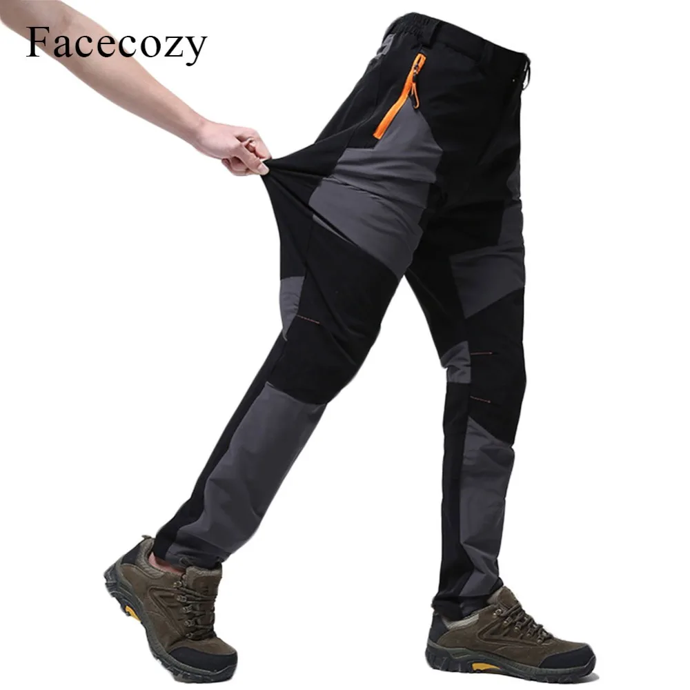 Facecozy hombres al aire libre al secado rápido pantalones de senderismo de escalada a prueba de viento pesca pantalones de escalada Trekking Camping Pantalones Facecozy hombres al aire libre al secado rápido pantalones de senderismo de escalada a prueba de viento pesca pantalones de escalada Trekking Camping Pantalones