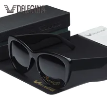 Модные солнцезащитные очки больших размеров, поляризационные женские солнцезащитные очки для женщин, градиентные большие солнечные очки UV400 с коробкой