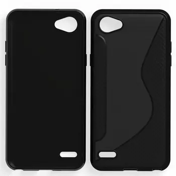

20pcs/lot Free Shipping S Line TPU Soft back Case For LG Q6