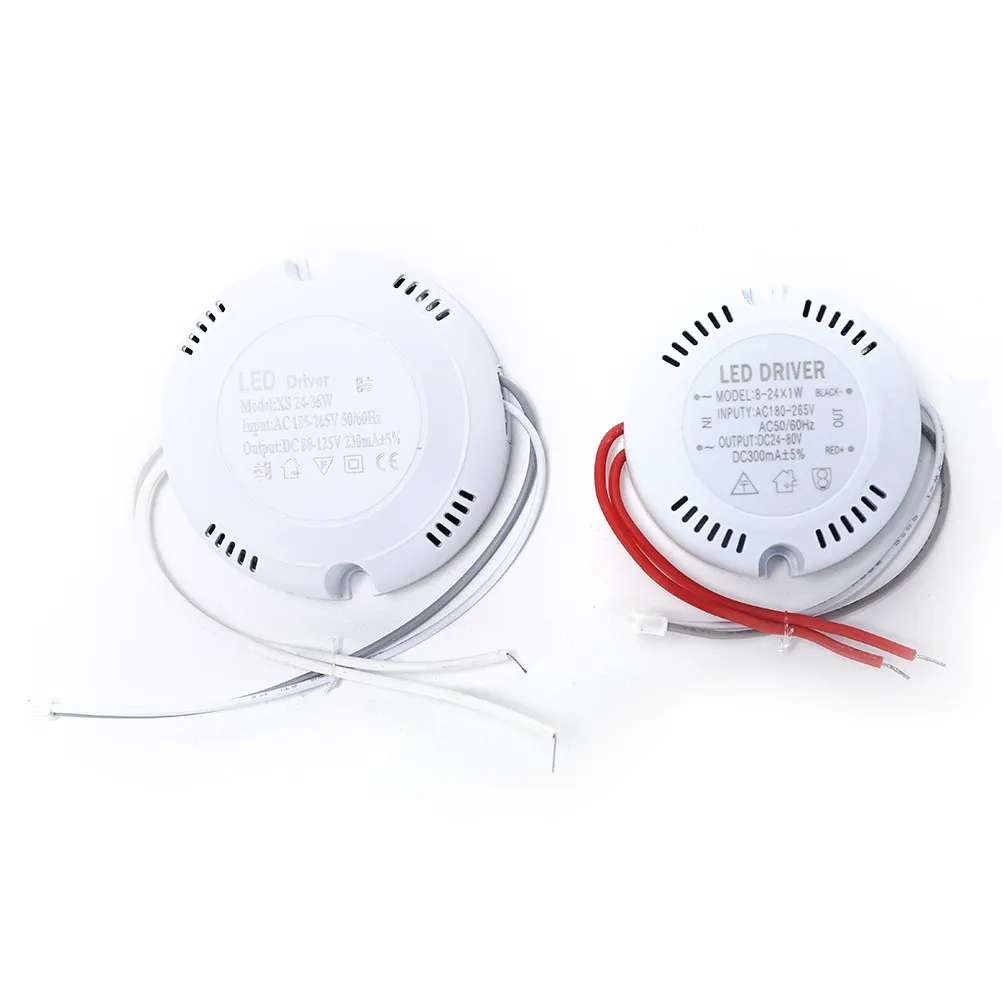

1 Pcs 24W 36w 220v Round Driver LED Driver ceiling Driver Lighting Transform For LED Downlights lights