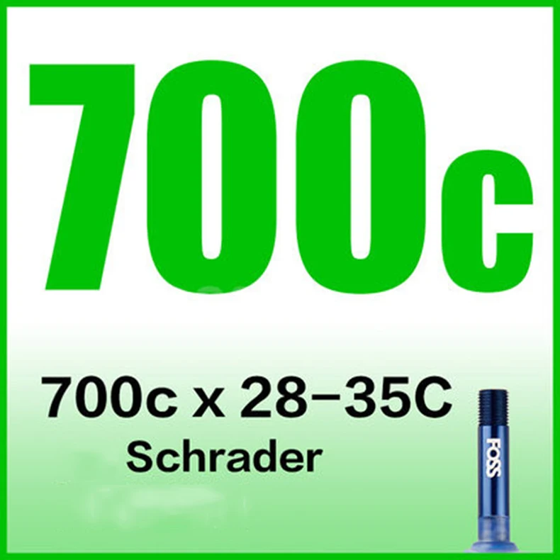 Foss велосипедная внутренняя трубка 16/18/20/24/26/27,5/700C Schrader/Presta MTB дорожный велосипед внутренняя труба резиновая велосипедная шина велосипедные анти-ударные шины