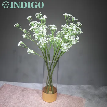 

PU White Babysbreath - (9pcs/lot) Real Touch Gypsophila Home Decorative Artificial Flower Wedding Party Event Free Shipping