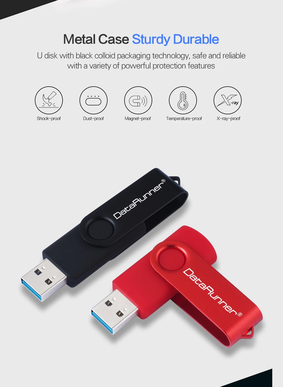 DataRunner высокоскоростной Usb флэш-накопитель Вращающаяся ручка привод 32 Гб 64 Гб Usb флешка 3,0 флэш-накопитель 128 ГБ 256 Гб карта памяти флешка