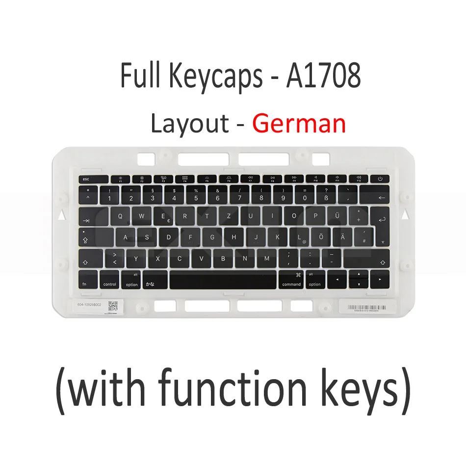 Оригинальные Для Macbook Pro Retina 13 &quot15&quot A1706 A1707 A1708 немецкая клавиатура Deutsch DE Keyboard Keycap
