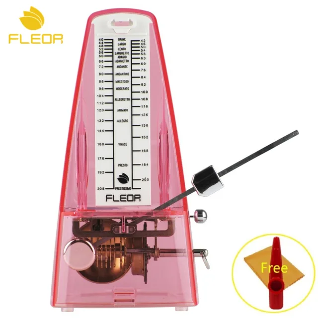 FLEOR Professional Mechanical Metronome Musical Timer Tempo Beat