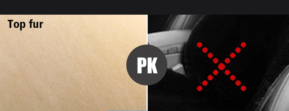 08 1pc square seat cover for car Universal size fake fur on the seat covers is very mild winter warm summer is not hot selling