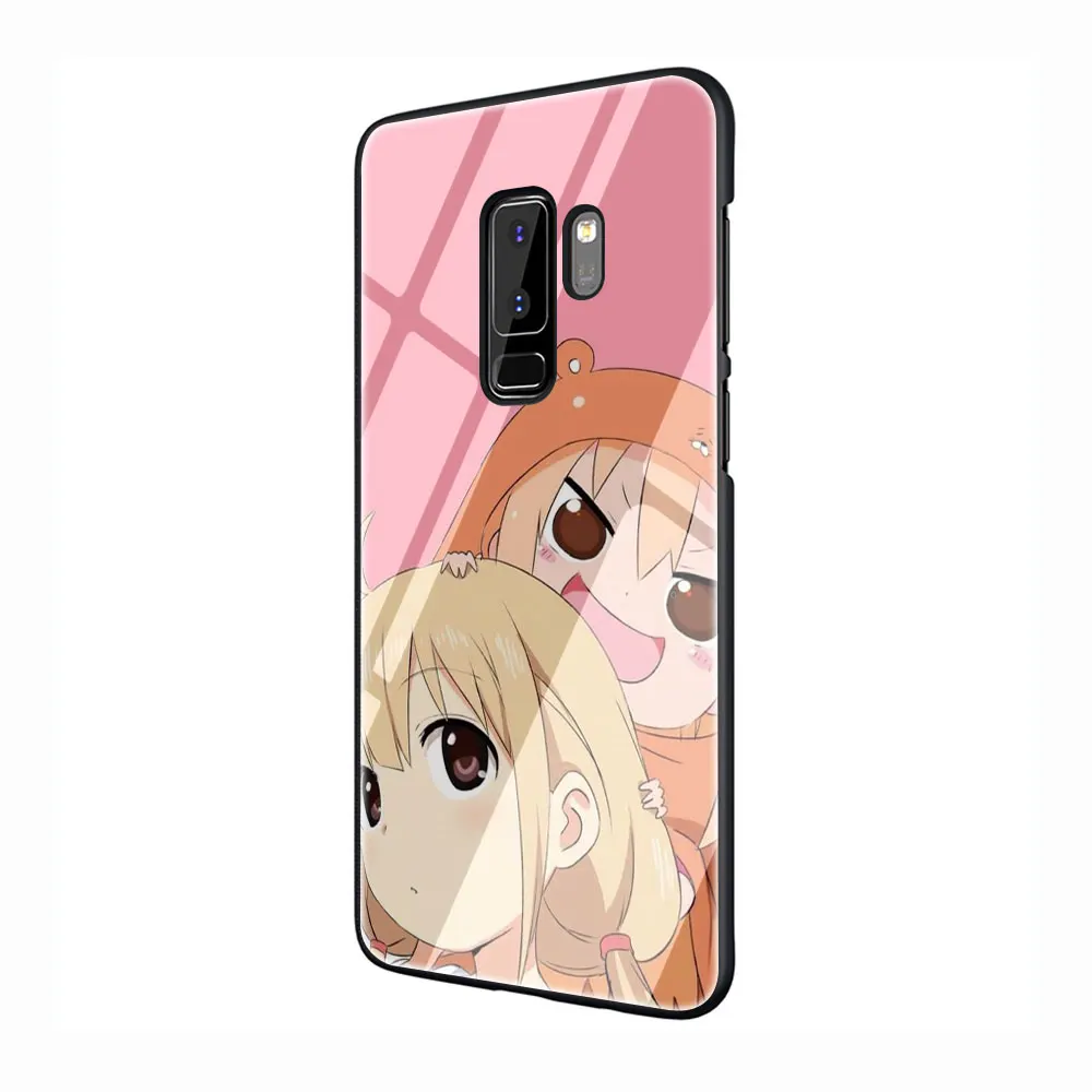 Cute Umaru chan Tempered Glass Phone Cover Case For Galaxy S7 edge S8 9 10 Plus Note 8 9 10 A10 20 30 40 50 60 70 - Цвет: G3