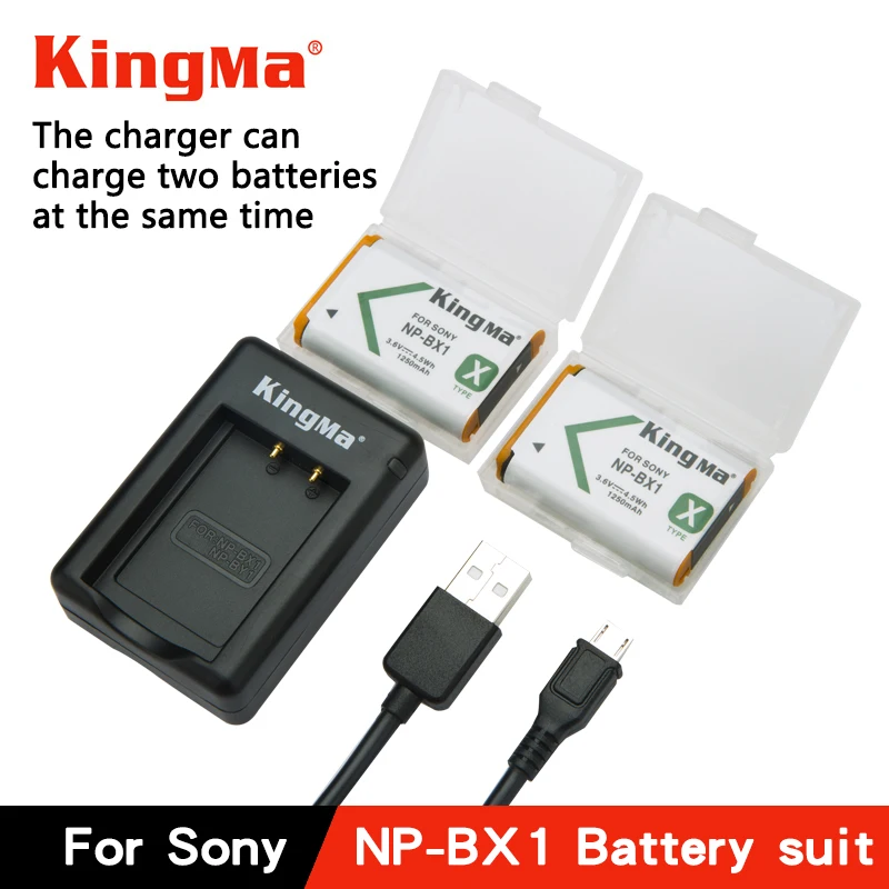 

NPBX1 NP-BX1 NP BX1 Battery Packs + Dual USB Charger for Sony DSC RX1 RX100 AS100V M6 M5 M3 M2 HX300 HX400 HX50 HX60 GWP88
