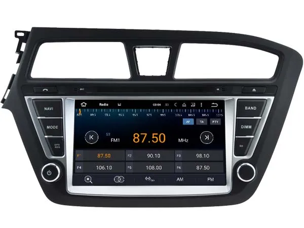 Best Android 9.0 CAR Audio DVD player FOR HYUNDAI I20 2015 (Left) gps car Multimedia head device receiver support DVR WIFI DAB OBD 1