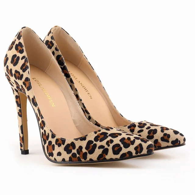 Women Pumps Snake Leopard Zebra Pattern Pointed Toe Thin Heels Shoes Woman Platform Shoes Designer Shoes Women Luxury 