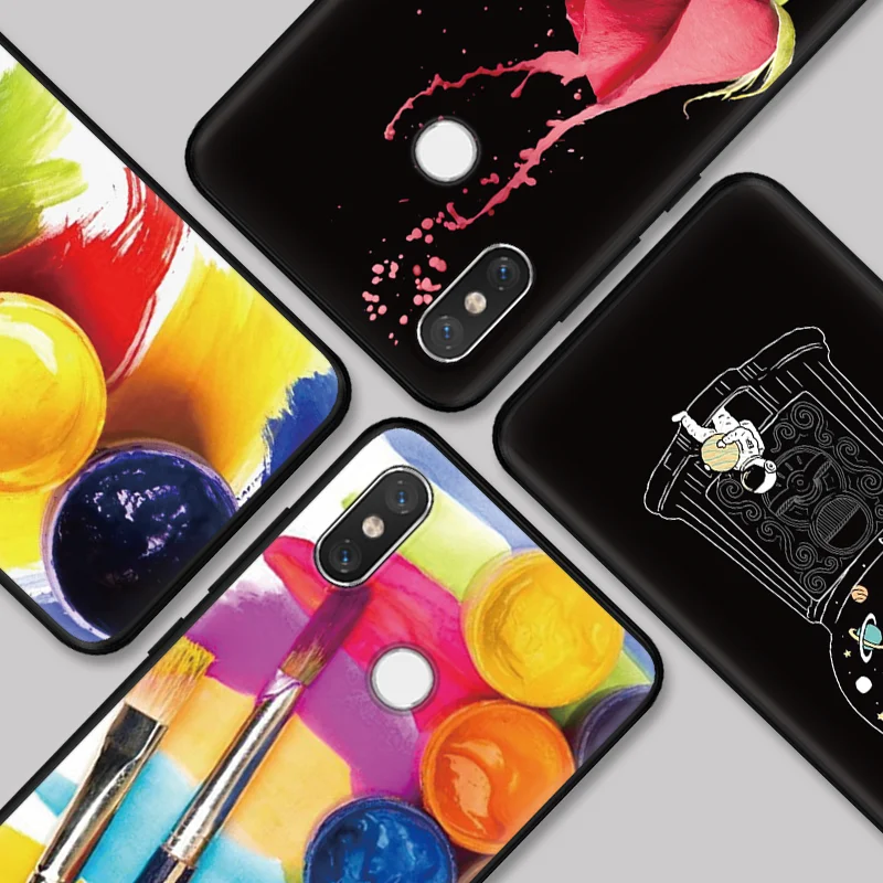 

Oil Painting Floral Case For Xiaomi Mi 9T Pro A1 A2 6X 5X 8 Lite 9 SE Pocophone F1 Soft TPU For Redmi Note 7 6 5 Pro 7S 5A Coque