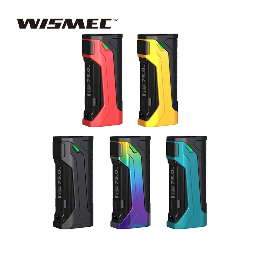 

Original 80W WISMEC CB-80 TC Box MOD W/ 0.91-inch Display & 2A Quick Charging Electronic Cigarette Vape Mod No 18650 Battery