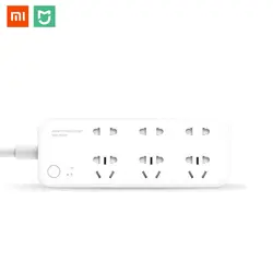 Оригинальный Xiaomi Mijia Wi-Fi Умный дом Мощность полосы 6 Порты Беспроводной удаленного Мощность Управление с приложением Управление с