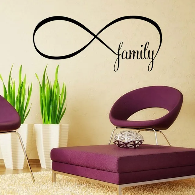 Ishowtienda 22 50cm Bedroom Wall Stickers Decor Infinity Symbol Word Ishowtienda 22 50cm Bedroom Wall Stickers Decor Infinity Symbol Word Family New