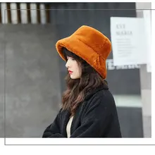 Зимние женские меховые шапки, толстые теплые мягкие шапки, повседневные одноцветные модные меховые шапки, женская шапка, хорошее качество