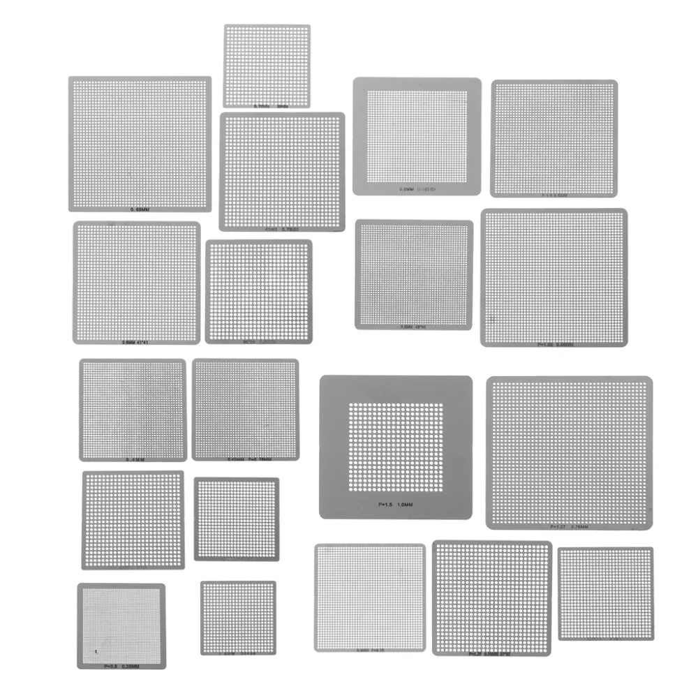 

27Pcs BGA Stencils Universal Direct Heated Stencils For SMT SMD Chip Rpair