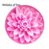 3D Beautiful Lotus chrysanthemum Flowers wedding cake decorating tools DIY baking fondant silicone mold soap mould T0158 ► Photo 2/6