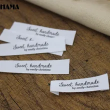 Etiquetas de costura personalizadas, etiquetas de ropa personalizadas, etiquetas de nombres, etiquetas hechas a mano (MD003)