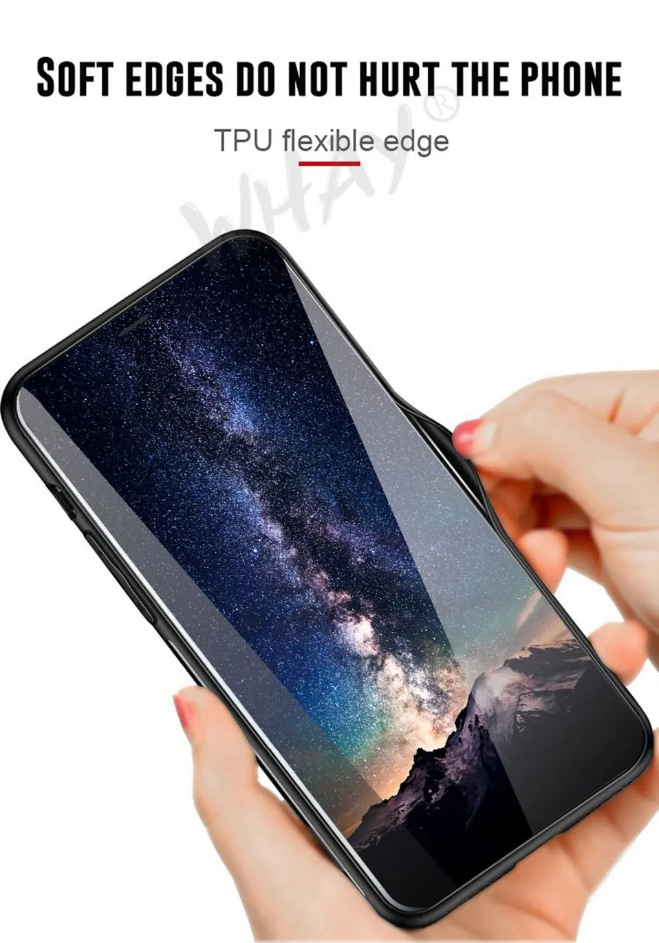 Luxury Case For iPhone X Silicone Bumper Mirror Tempered Glass Back Case For iPhone 6 6S 7 8 Plus iPhoneX Cover Funda Coque Capa (8)