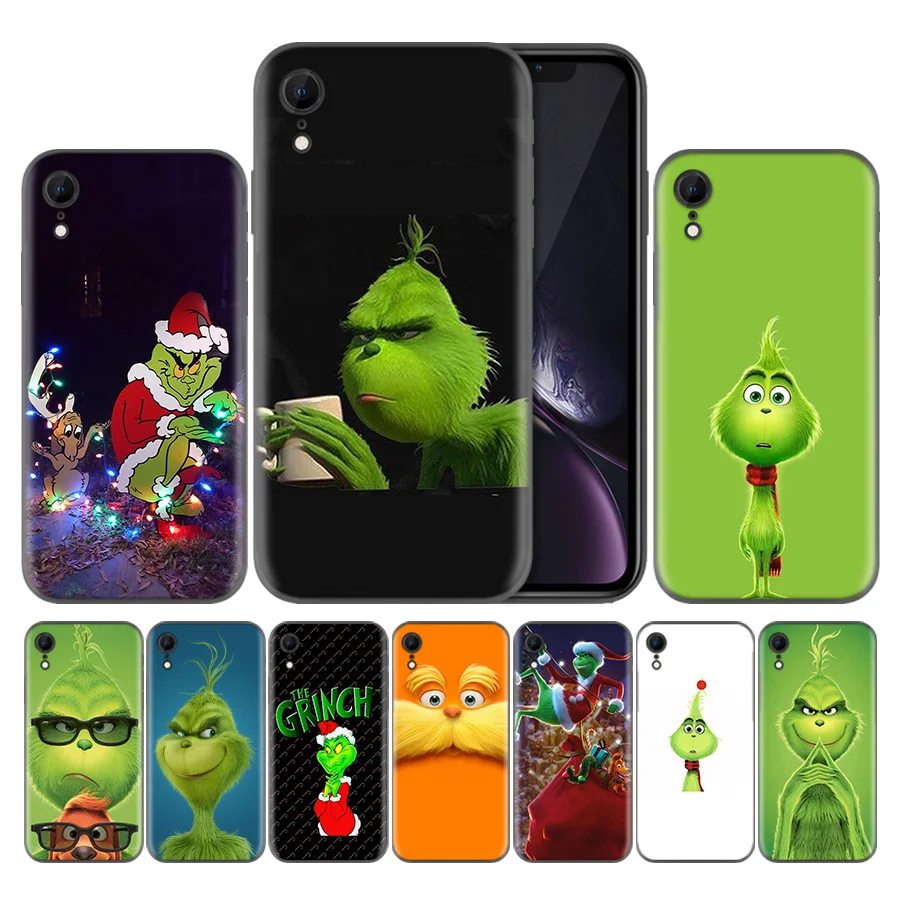 

For Funda Covers Apple iPhone 7 7S 8 Plus X XS Max XR 5 5s SE 6 6s Cover Flowers Bag Back Phone Case the grinch Amazing landscap