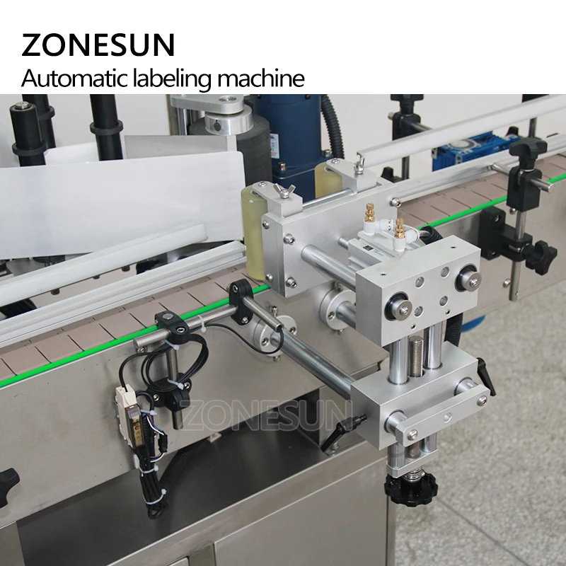 ZONESUN Автоматическая круглая банка вина/банка бутылки стикер рулон Этикетировочная машина для завода