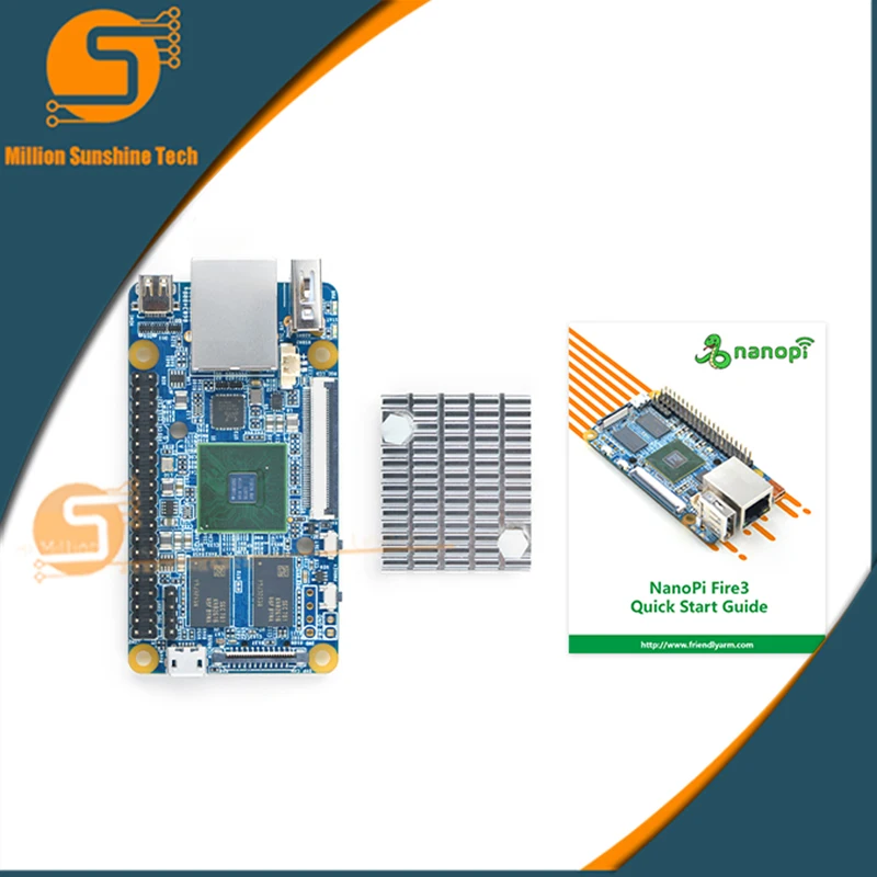 NanoPi Fire3 Demo Development Board S5P6818 1,4 ГГц процессор 1 ГБ DDR3 GPIO порт sup порт Android Debian FriendlyCore