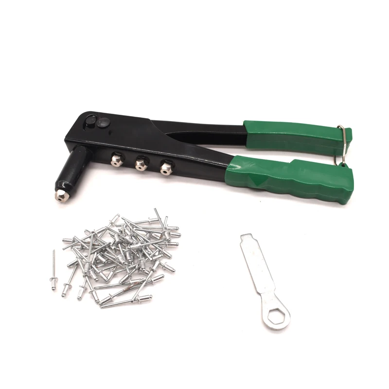 

Handle Manual Pulling Core Pulling Rivet Gun Pull Cap Gun With 50Pcs Rivet