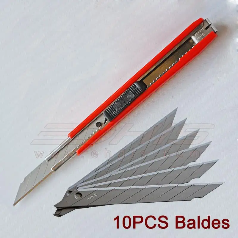 30 Degree Blade 9mm Blade Changeable Utility Knife Box Cutter