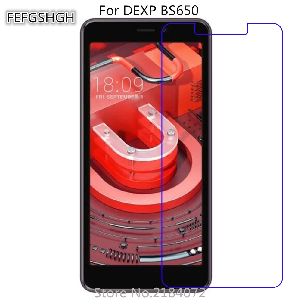 

2PCS Tempered Glass For DEXP BS650 Protective Film 9H Screen Protector Explosion-proof For DEXP BS650