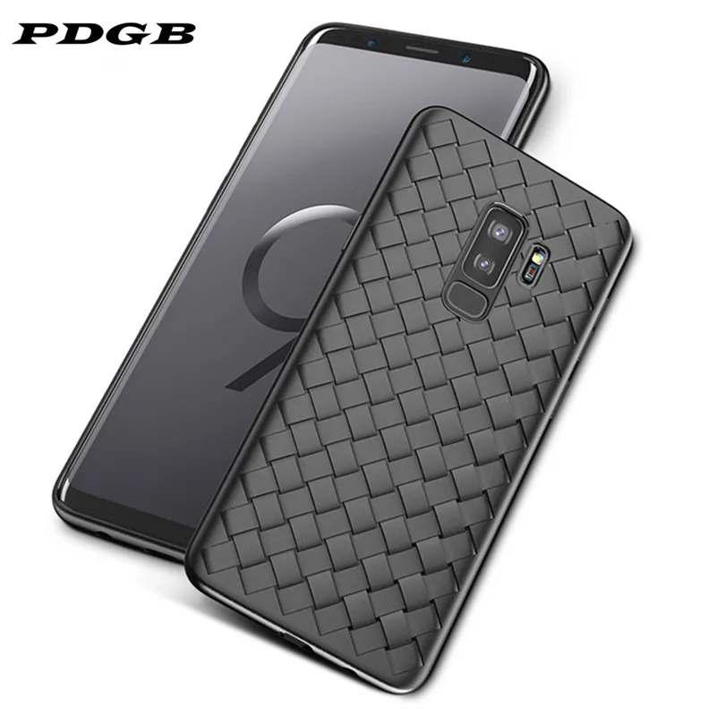 PDGB ТПУ чехол для samsung Galaxy S10 Plus M10 M20 M30 A10 A30 A40 A50 A70 A2 ядро мода плетение шаблон