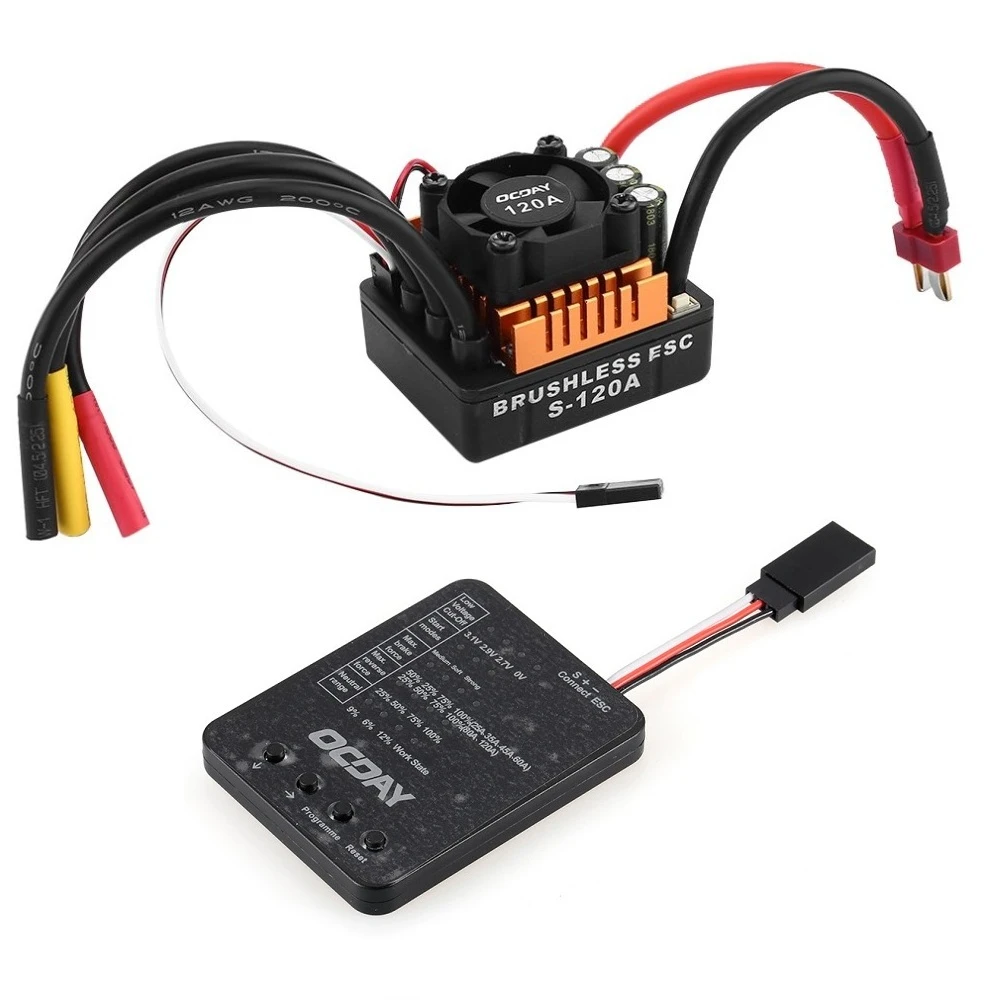 Ocday Mini Waterproof 120a Brushless 