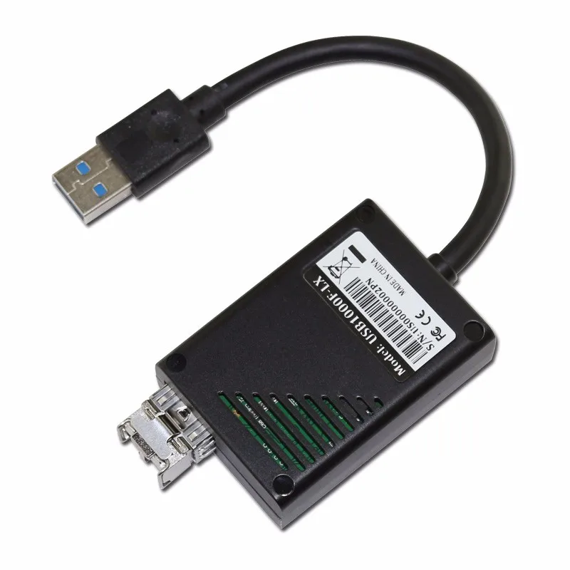 Winyao USB1000F-LX USB 3,0 Gigabit волокно Ethernet сетевой адаптер одиночный режим 1310nm 10 км LC Оптическое модуль SFP NIC RTL8153