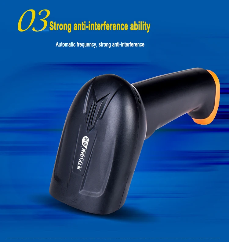 Leitor de Código de Barras Scanner de Código de Barras sem Fio Scanner a Laser com Receptor Usb para Windows Alta Qualidade Barcode - Mac Nt-s2 1d 2.4g 12 laser barcode scanner